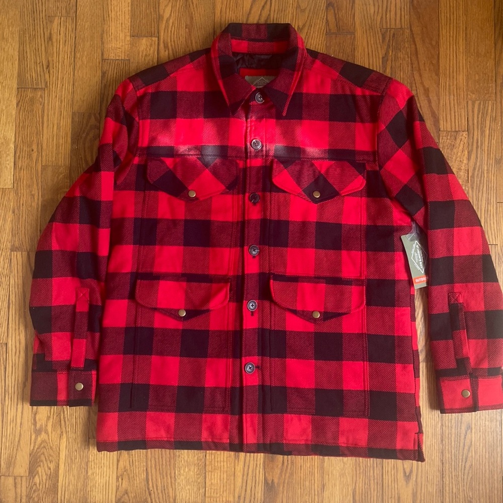 St. John’s Bay Buffalo Plaid Utility Coat